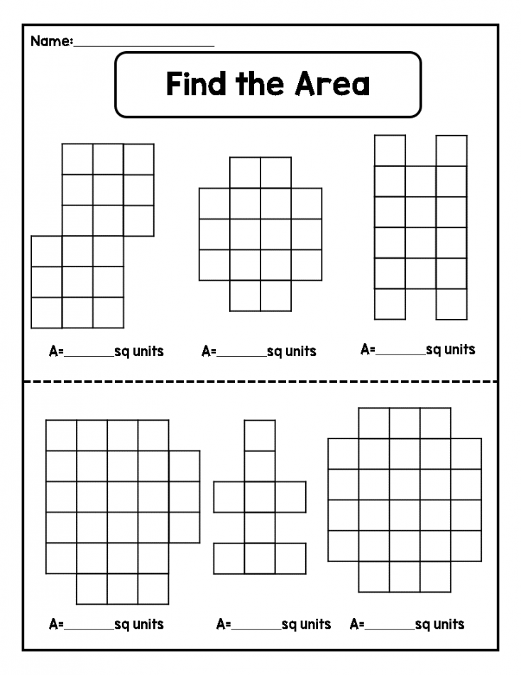 Area and Perimeter No Prep Worksheets - rd Grade