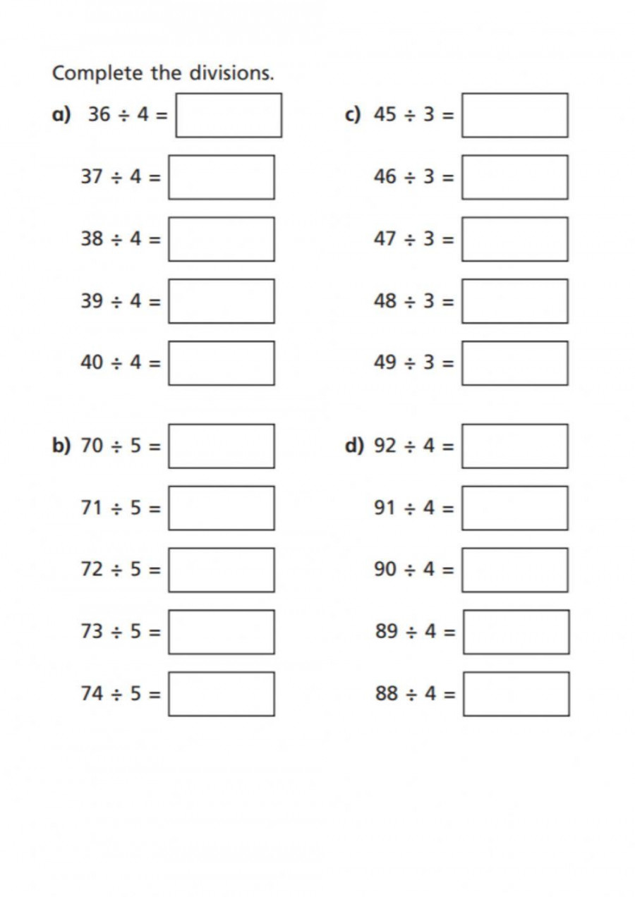 Division with remainders  Live Worksheets