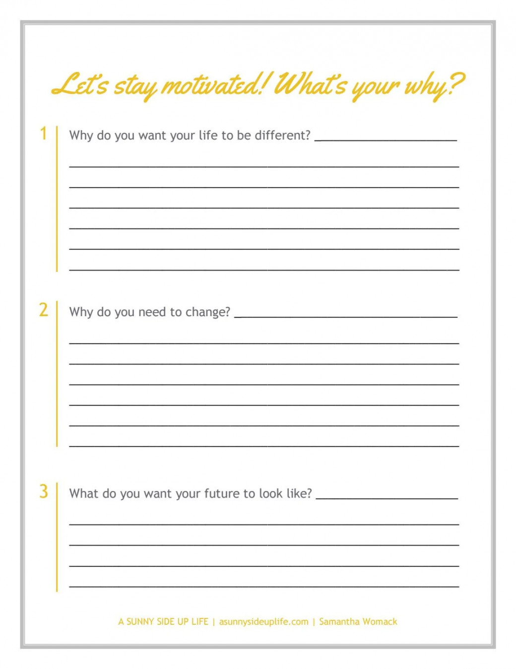 Free Collection of Find Your Why Worksheets for All Ages