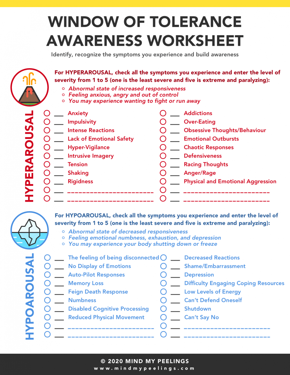 How to Recognize Your Window of Tolerance — Mind My Peelings