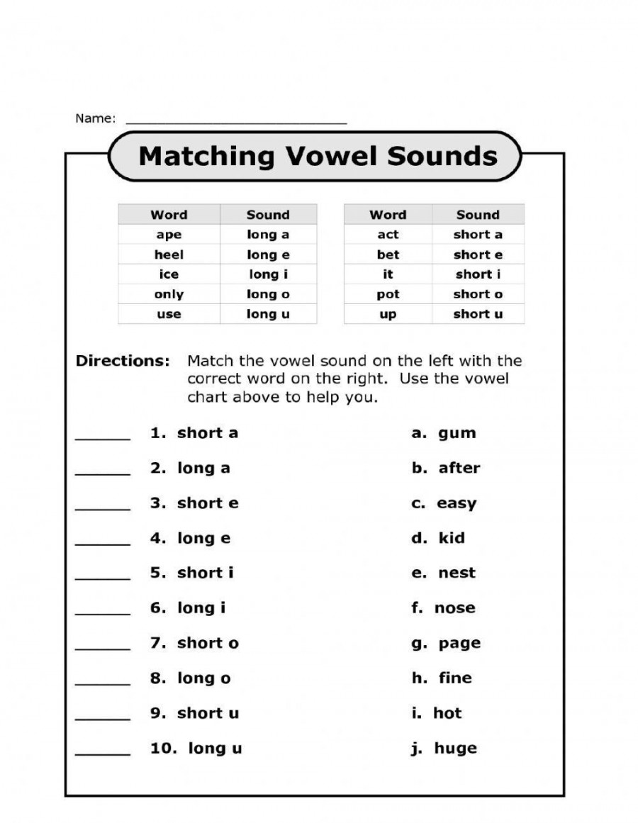 Long and Short Vowel Worksheet worksheet  Live Worksheets