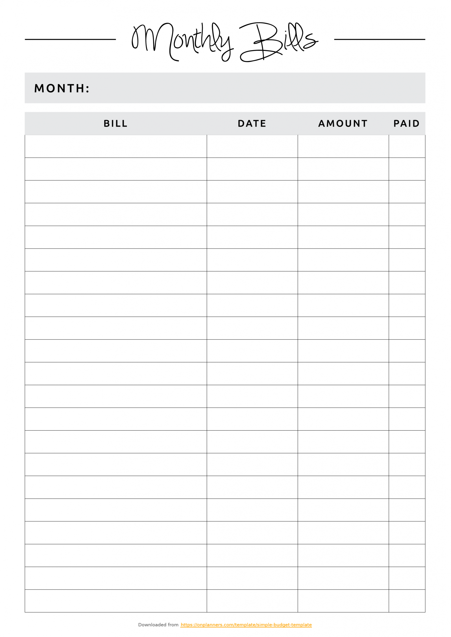 Pin on Budget Planners