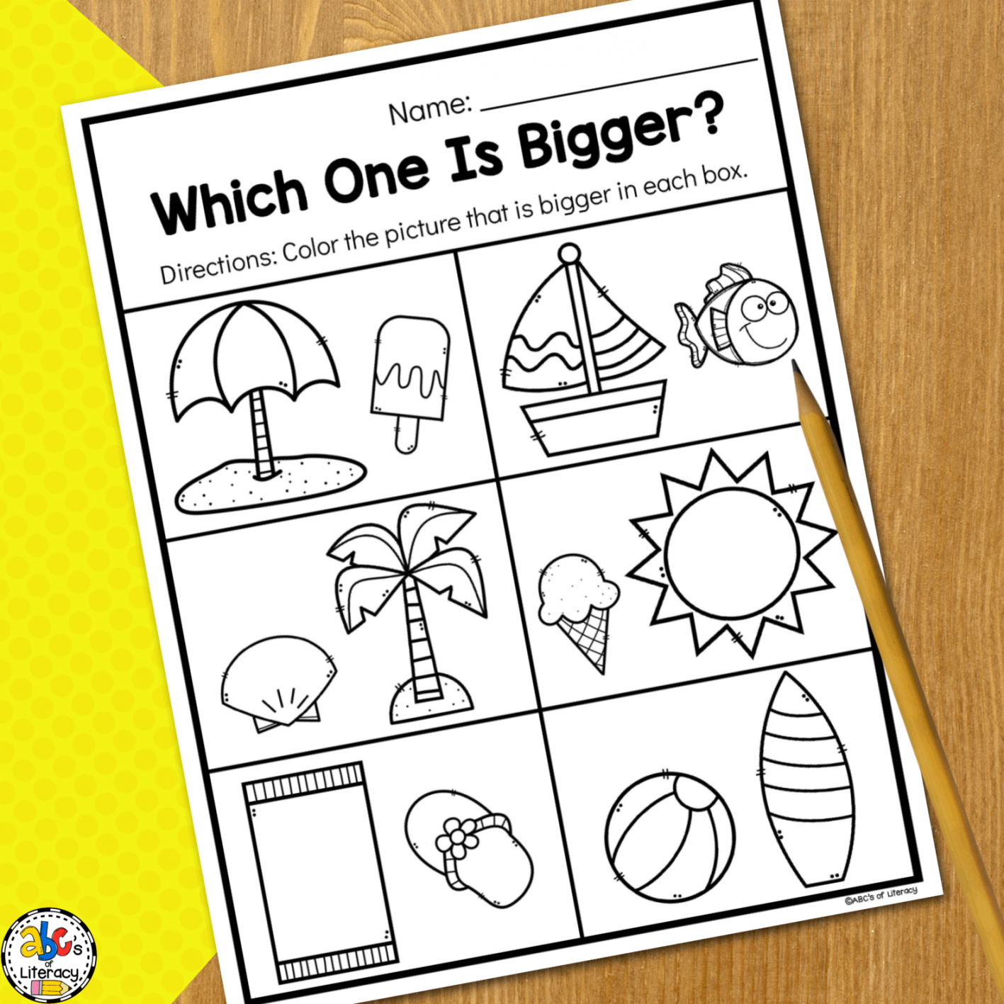 Summer Preschool Worksheets