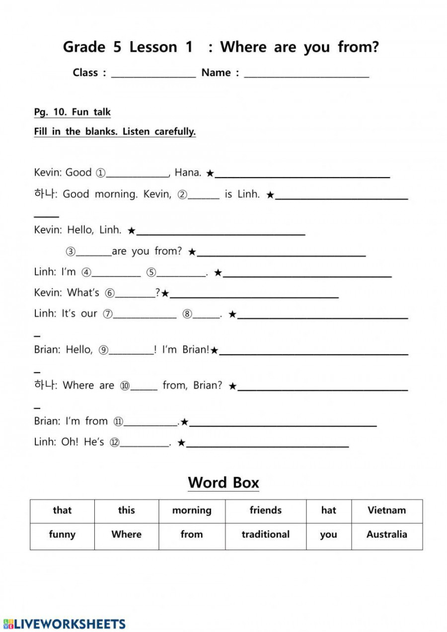 th grade worksheet worksheet  Live Worksheets