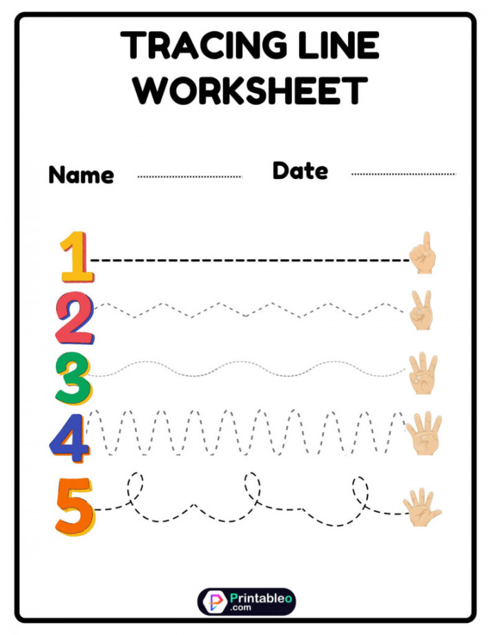 + Tracing Line Worksheet  Download FREE Printable PDFs