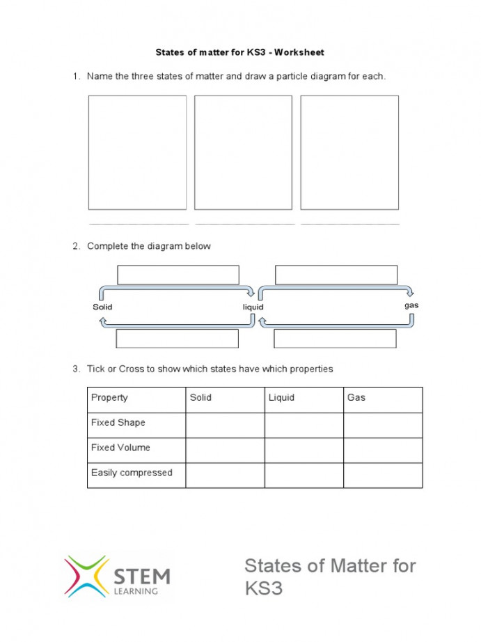 Worksheet-States-of-Matter Ans Key  PDF  Liquids  Gases