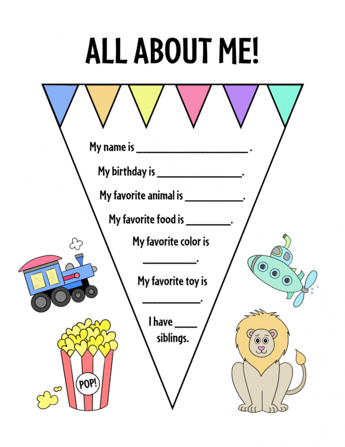 All About ME!" Free Printable Preschool Activities ⋆ The Hollydog