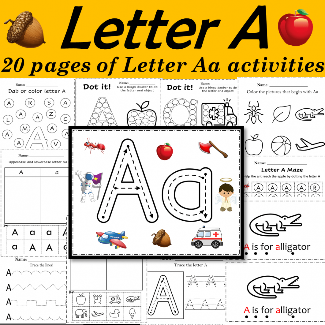 Alphabet Curriculum - Letter of the week A to Z Bundle