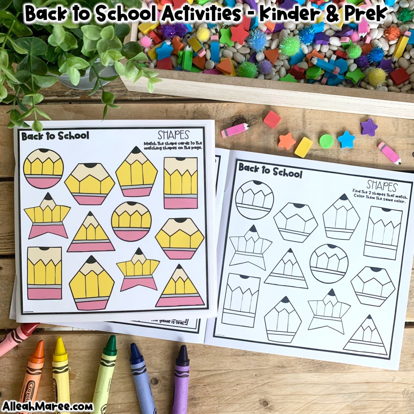 Back to School Activities for Preschool and Kindergarten