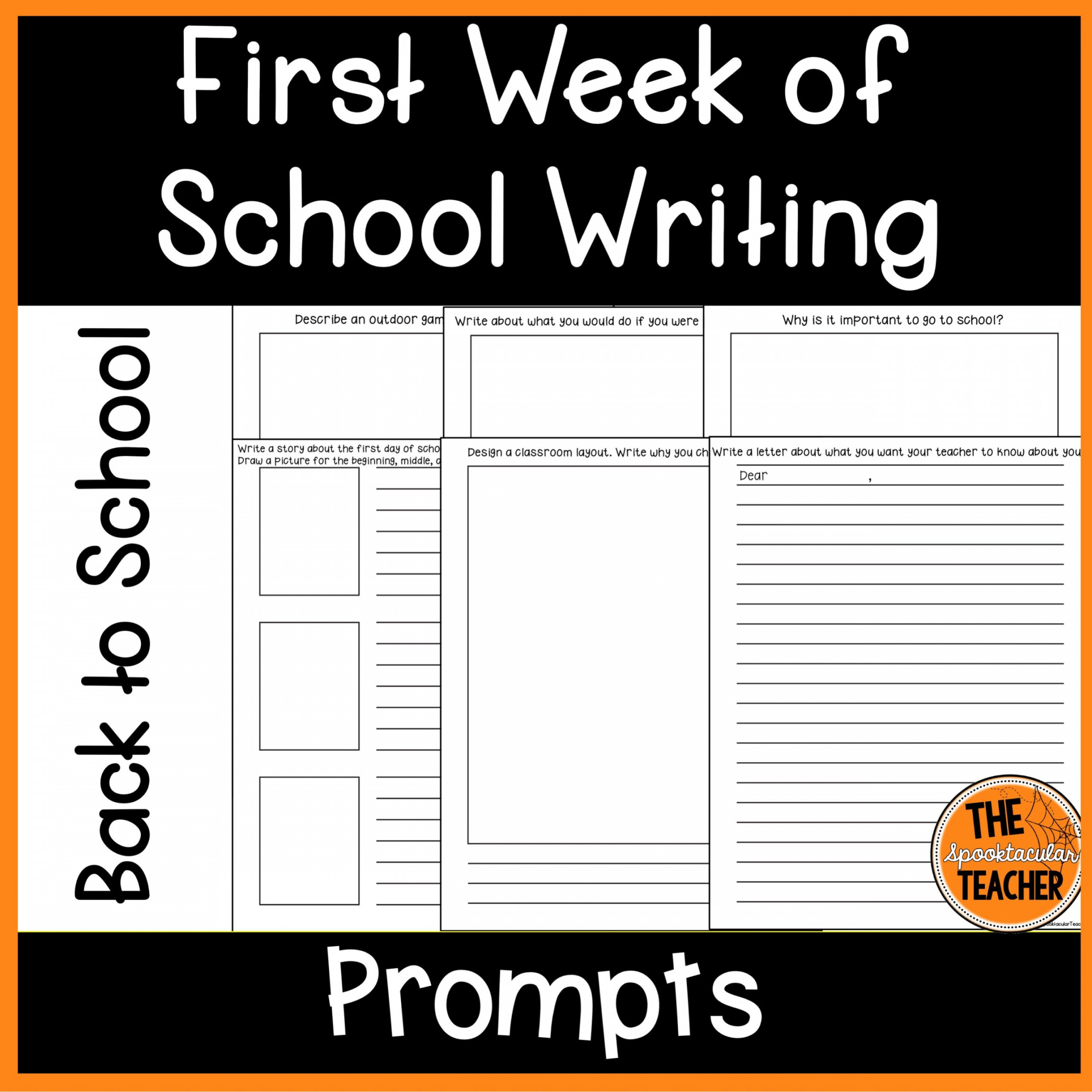 Back to School Writing Prompts  Made By Teachers