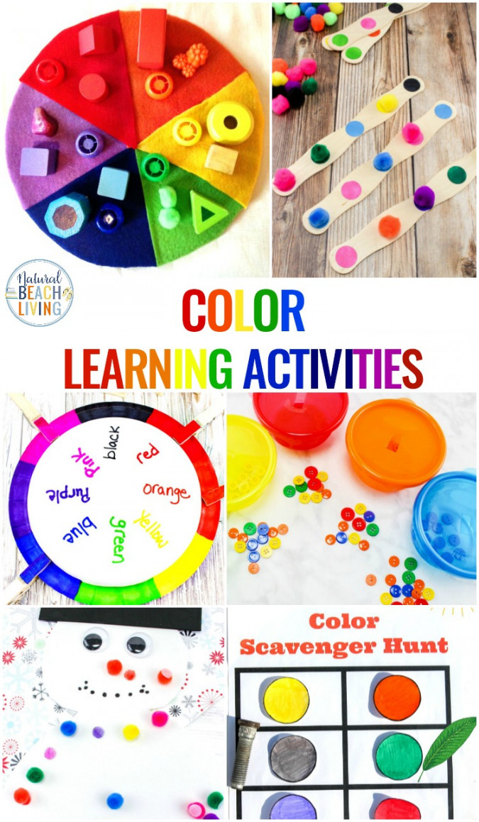 Color Activities for Toddlers, Preschool and Kindergarten