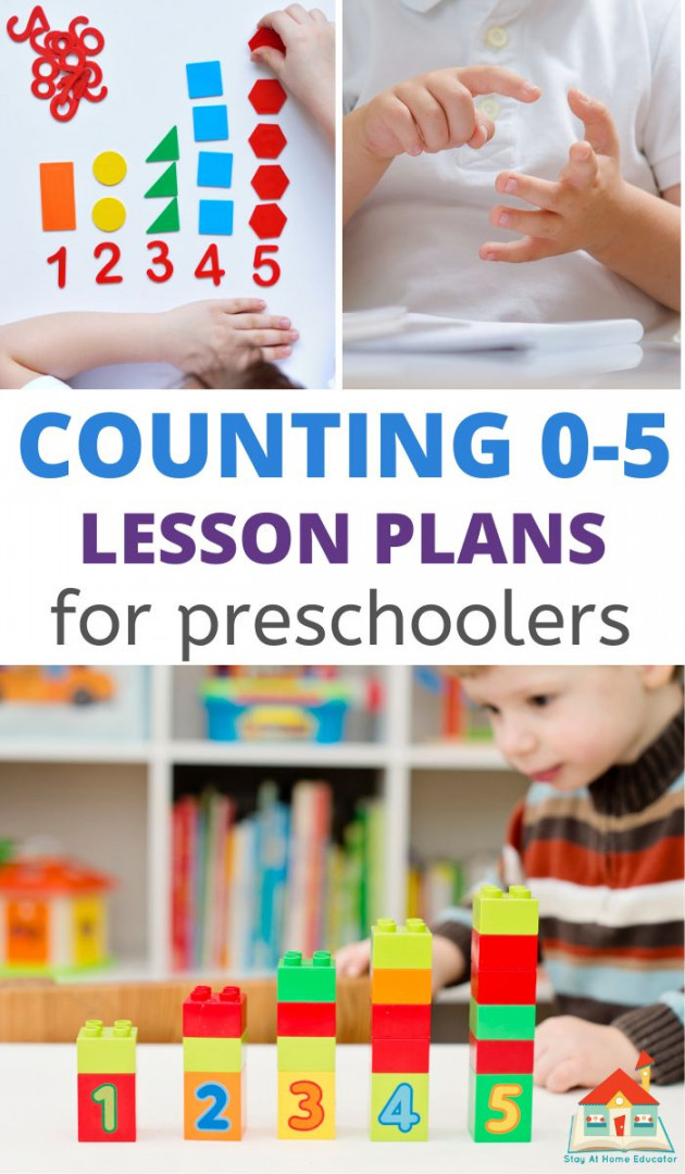 Counting - Lesson Plans for Preschoolers - Stay At Home Educator