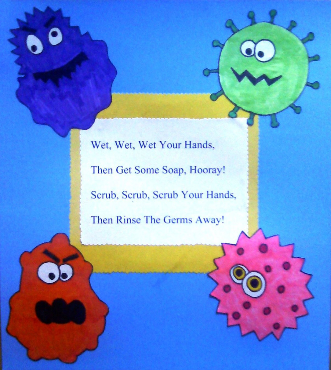 Crafts For Preschoolers: Wash Those Germs Away!  Preschool crafts