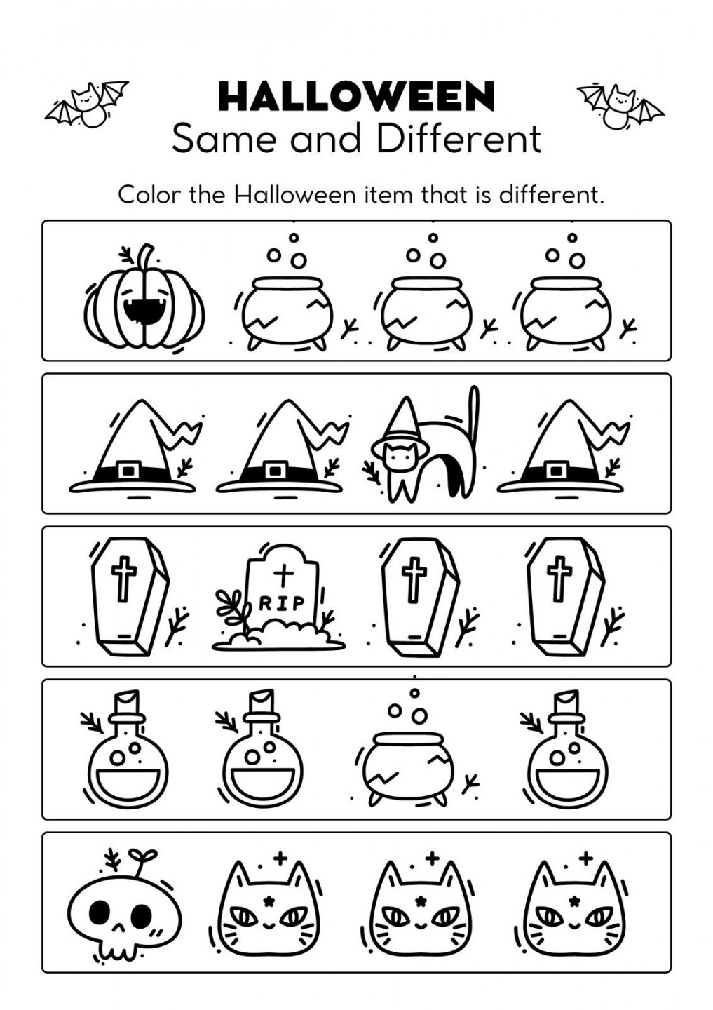 Customize + Halloween Worksheet Templates Online - Canva