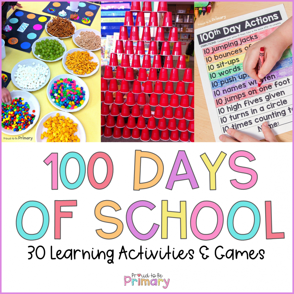 Days of School Ideas:  Learning Activities and Games