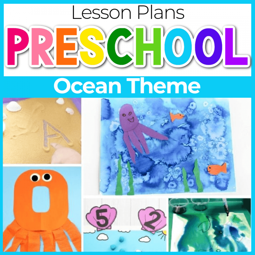 Easy Ocean Theme Preschool Lesson Plans -