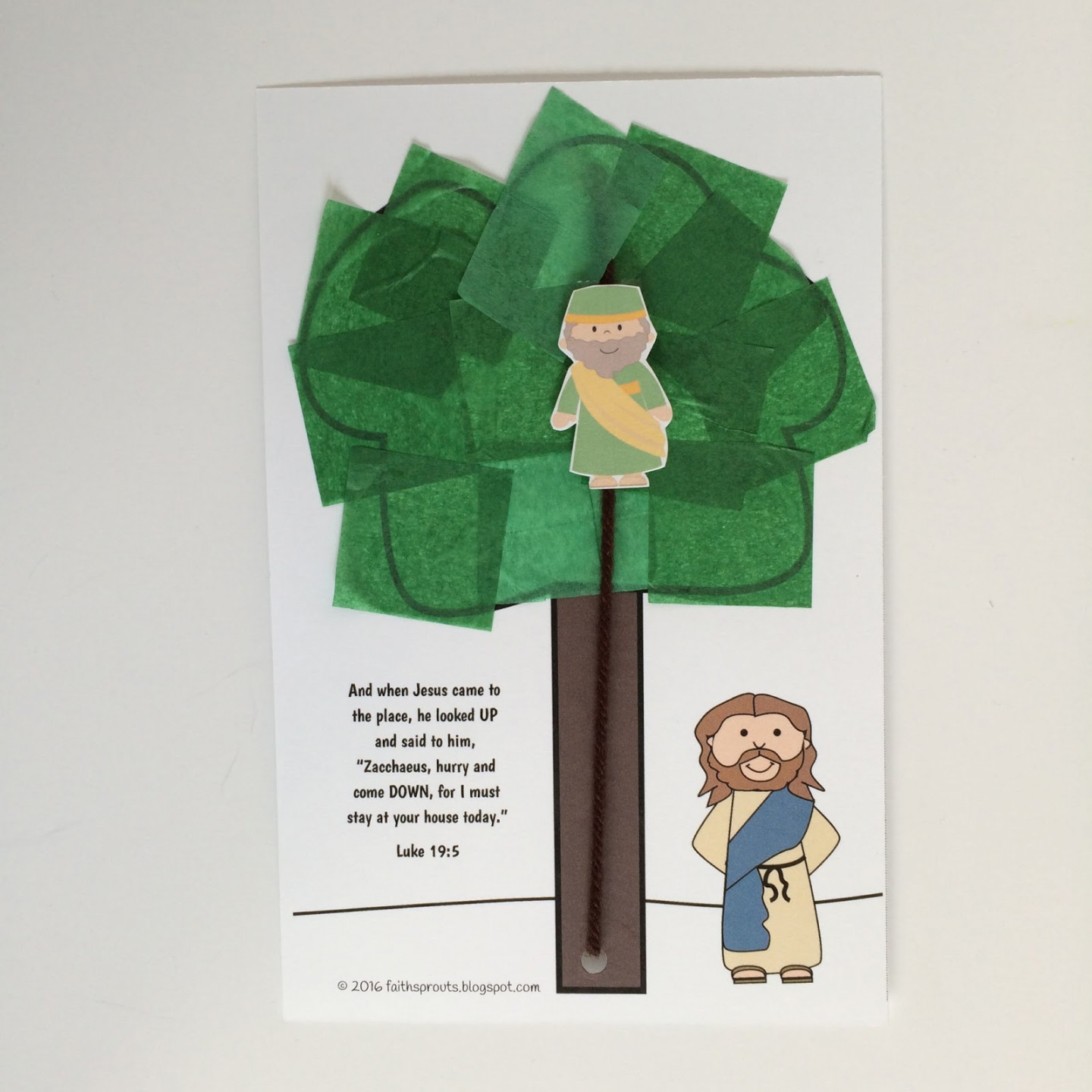 faith sprouts: Jesus Changed Zacchaeus