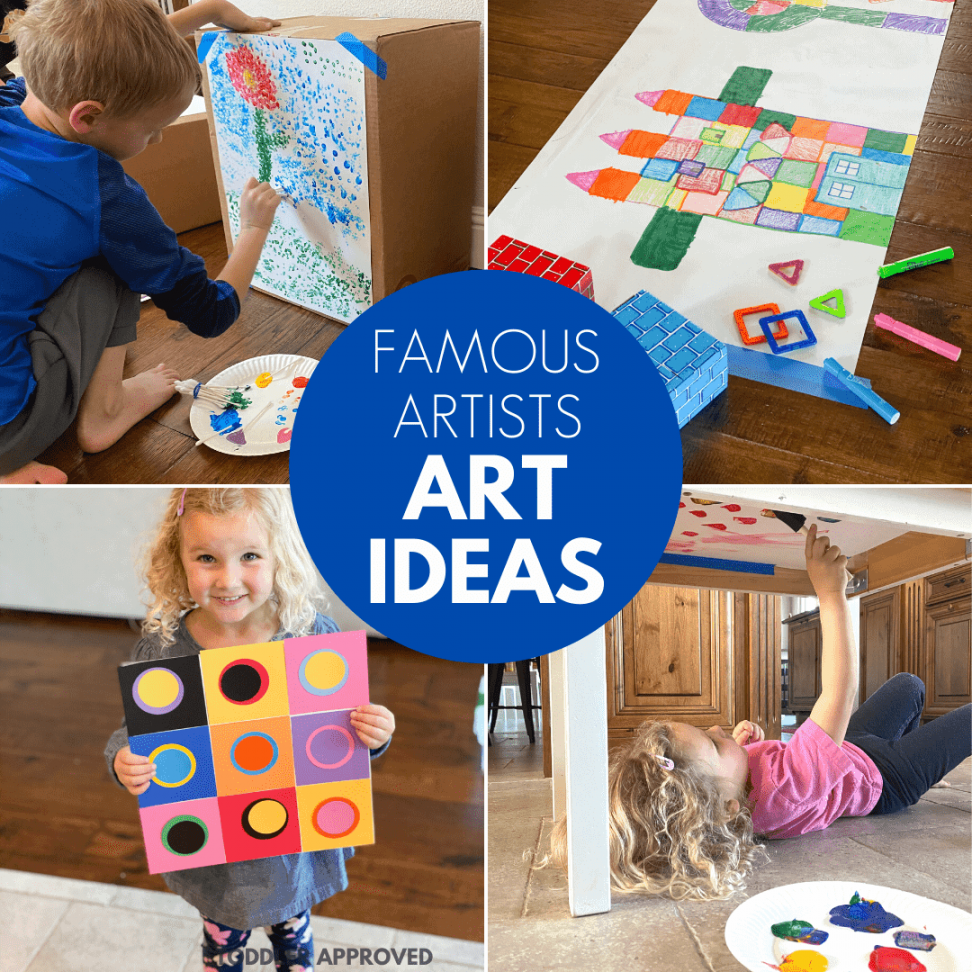 Famous Artists Activities for Kids - Toddler Approved