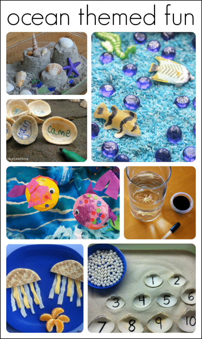 + Fantastic Activities for a Preschool Ocean Theme - Fun-A-Day!