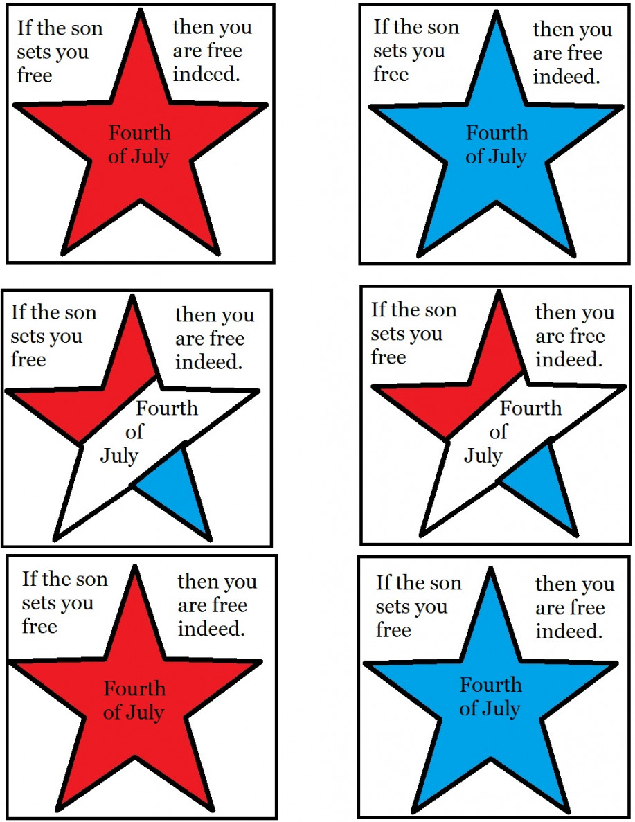 Fourth of July Sunday School Lesson