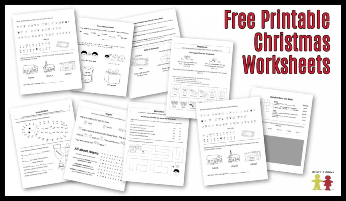 Free Christmas Worksheets for Kids (Free Printable Activity Sheets)