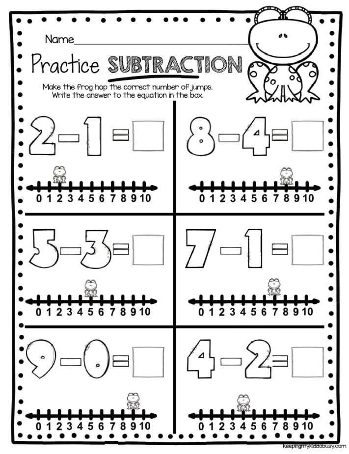 FREE MATH FUN WORKSHEETS for kindergarten - year round math