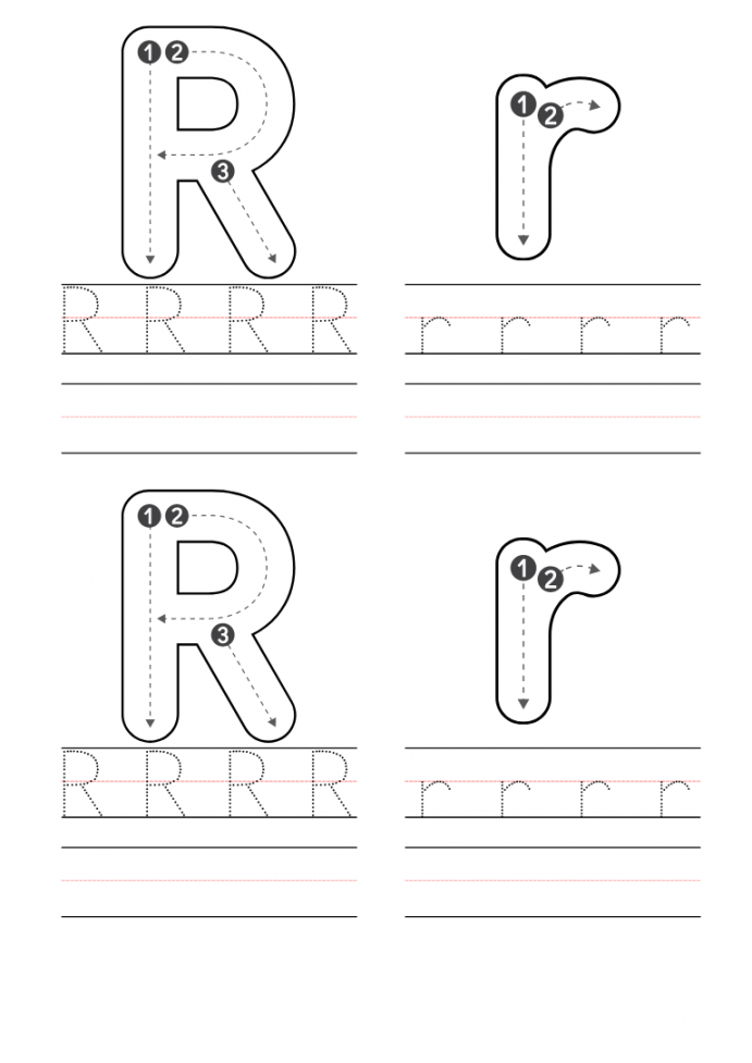 Free Preschool Letter R Worksheets Printable PDF