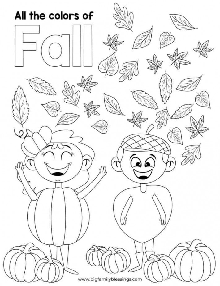 Free Printable Fall Fun Activities - Big Family Blessings