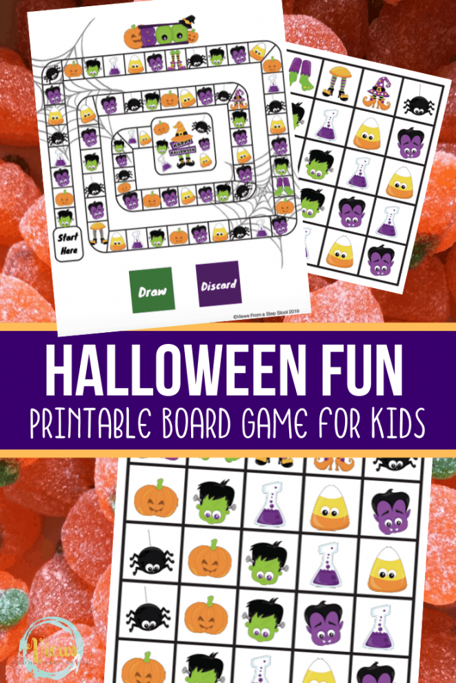 Free Printable Halloween Board Game - Views From a Step Stool