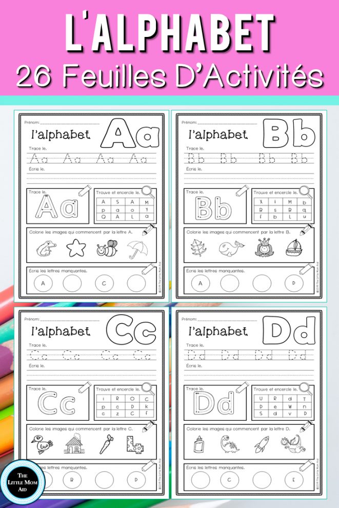 French Alphabet Worksheets - L