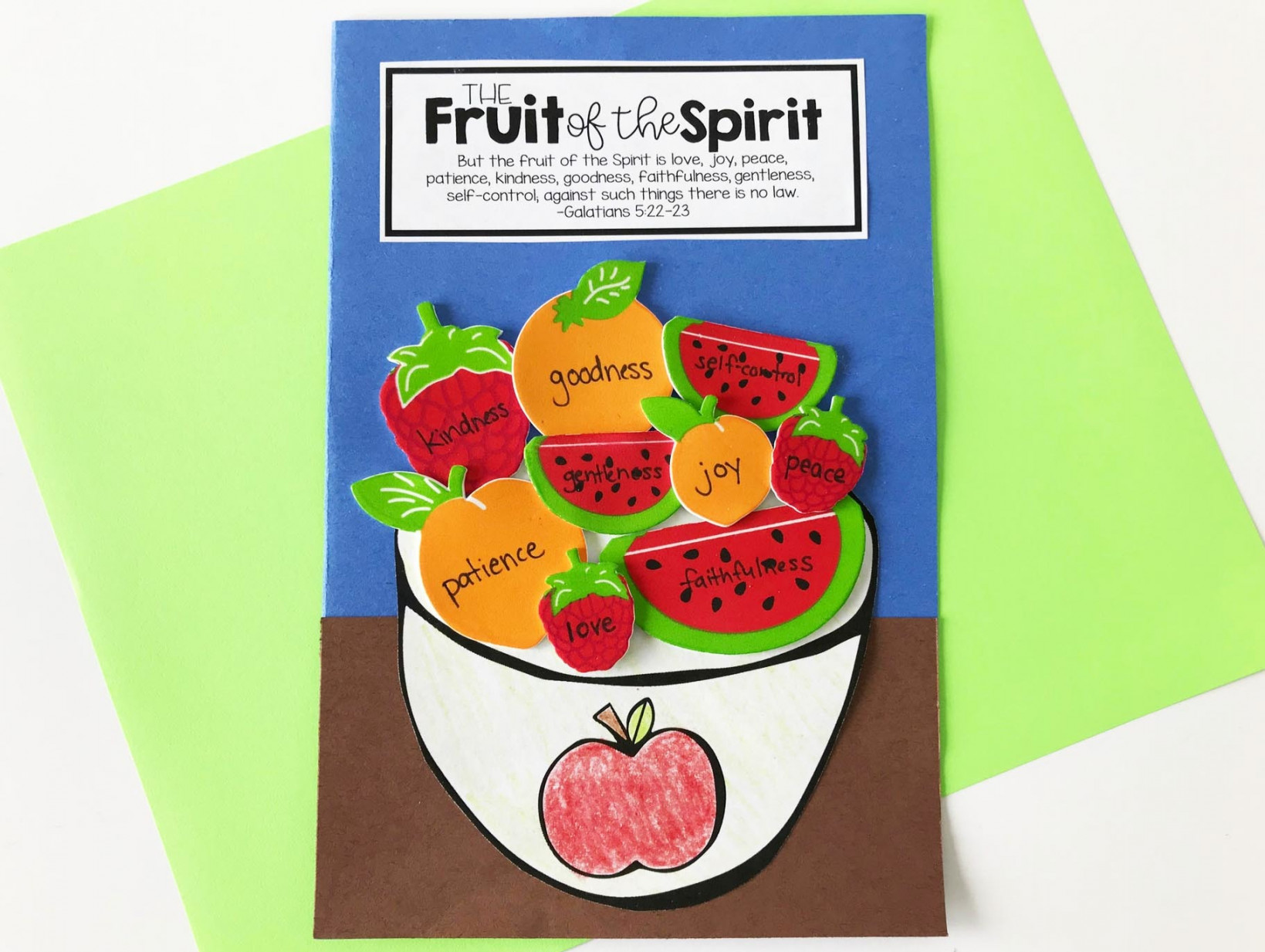 Fruit of the Spirit Craft  Fun