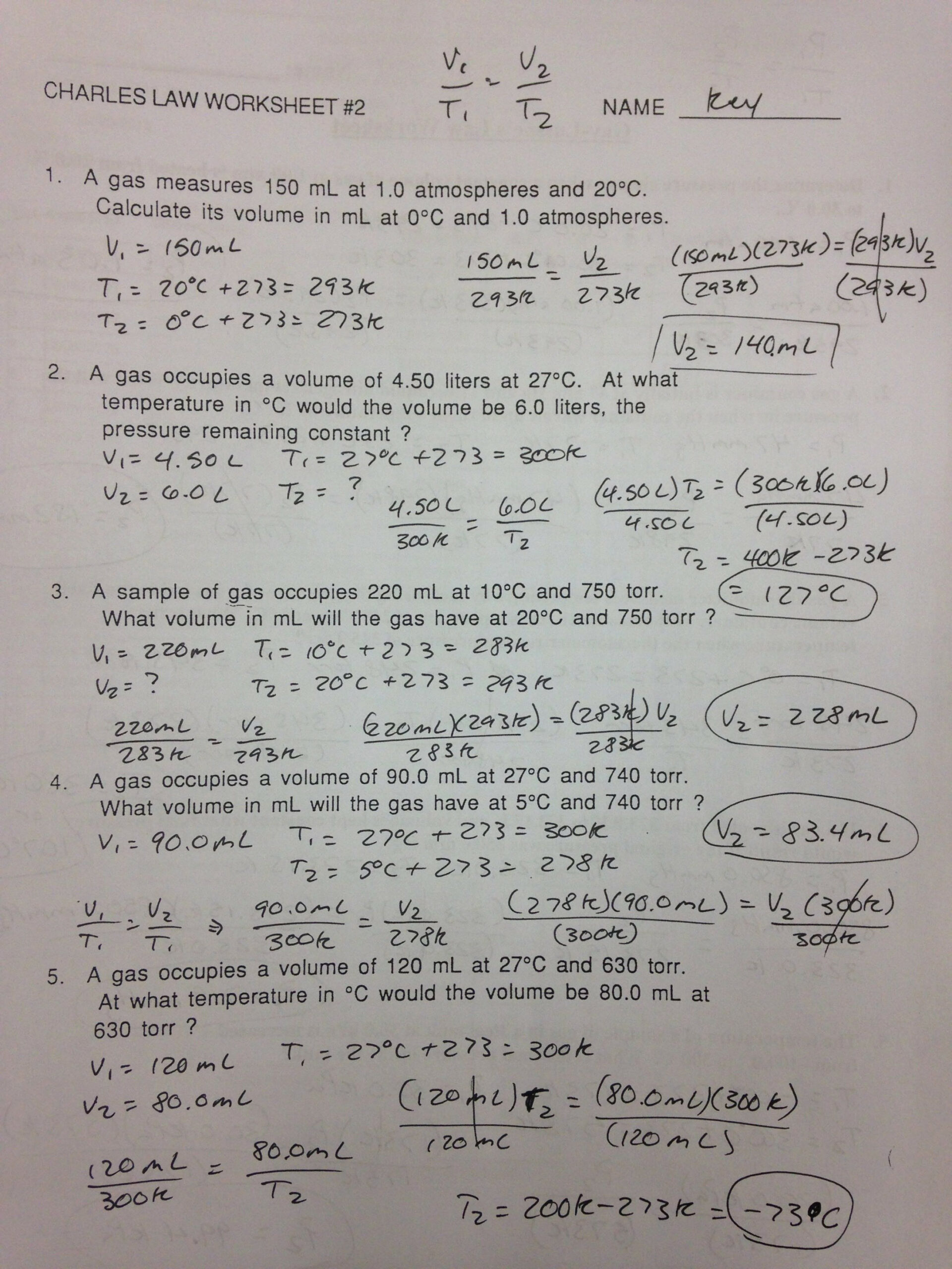 Gas Variables Worksheet Answers Unique Worksheet More Boyles Law