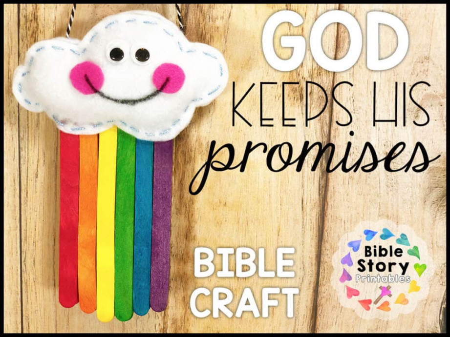 God Keeps His Promises Bible Craft - Bible Story Printables