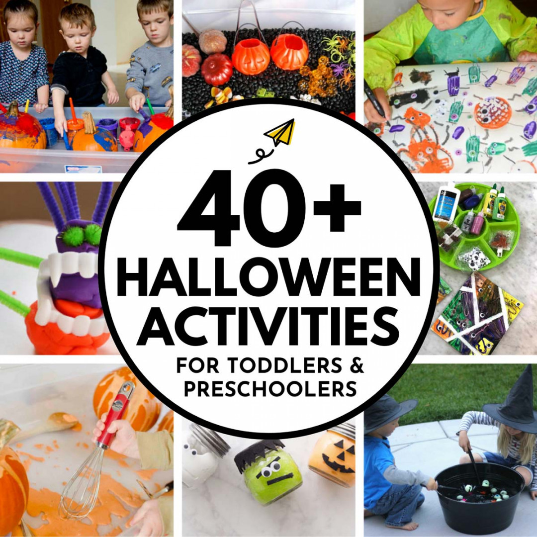 + Halloween Activities for Toddlers and Preschoolers