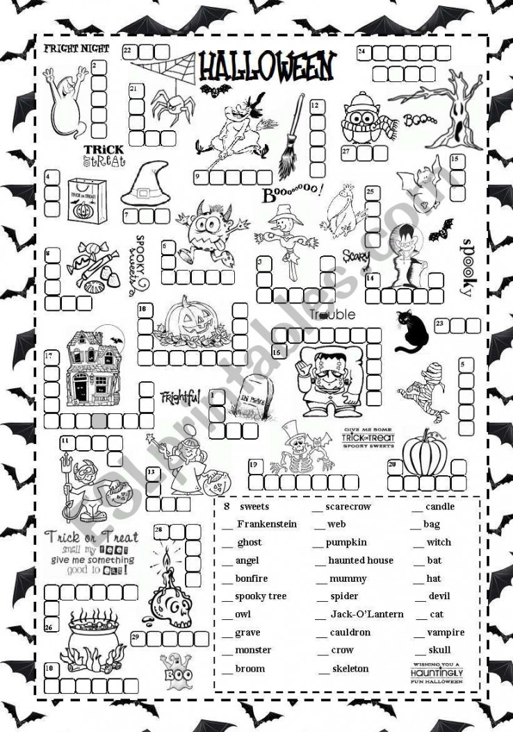 Halloween - ESL worksheet by silvanija