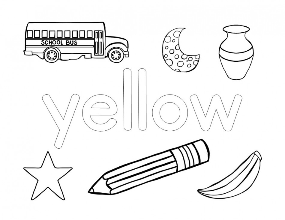 Learning About Colors - Coloring Pages