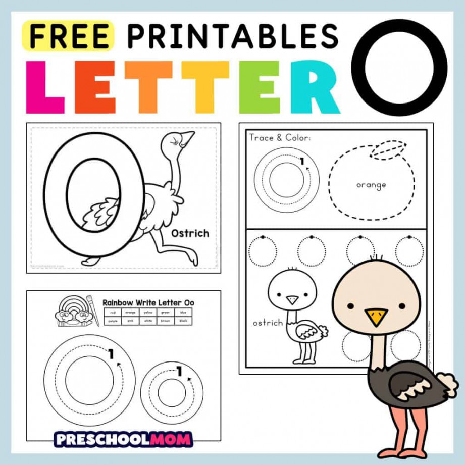 Letter O Preschool Printables - Preschool Mom