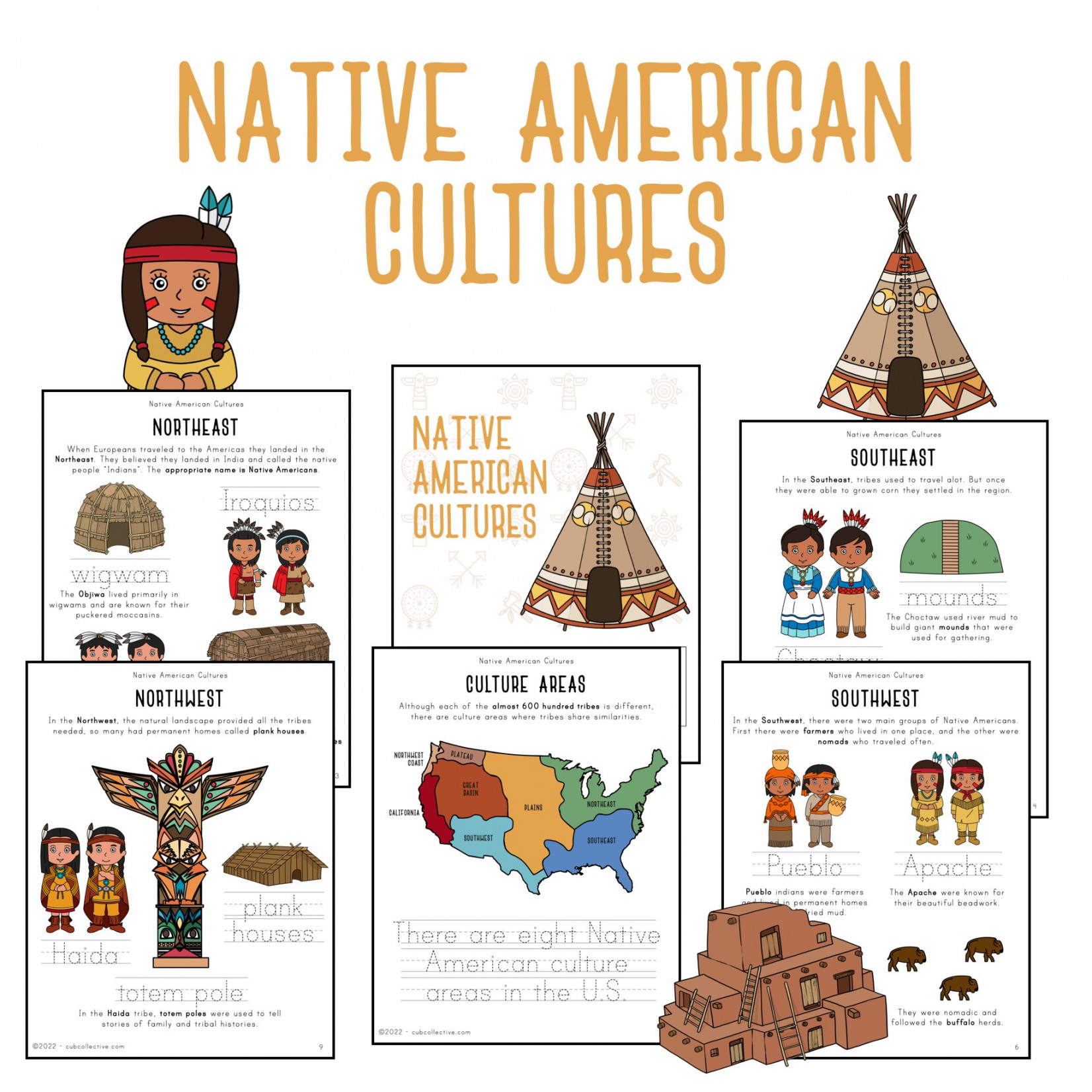 🛶🌽🏹 Native American Cultures — Cub Collective