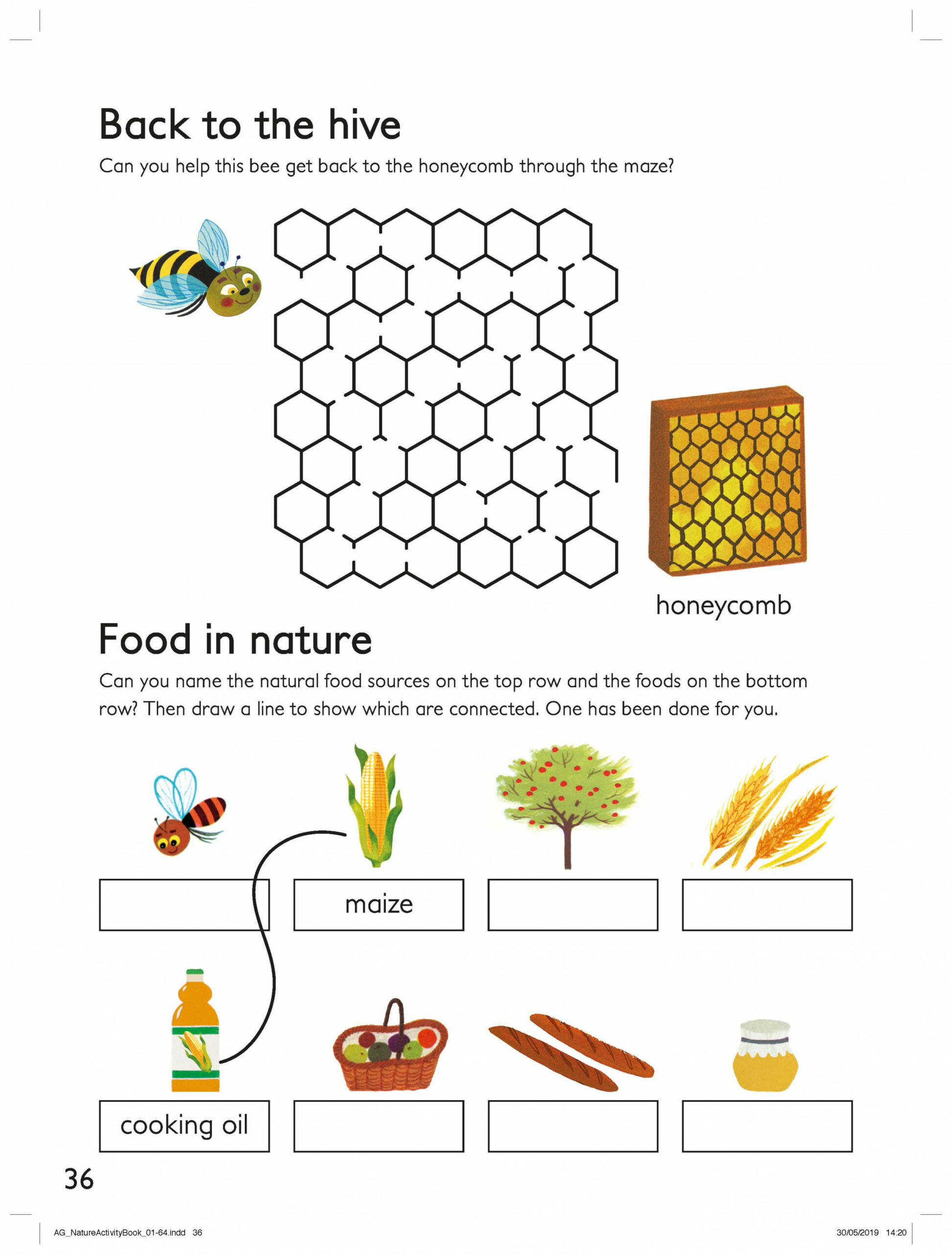 Nature Puzzles Activity Sheet - Printables