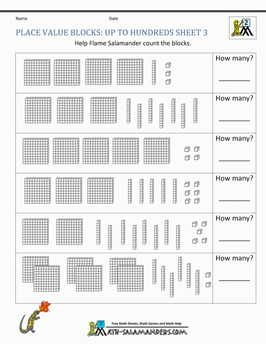 nd Grade Place Value Worksheets