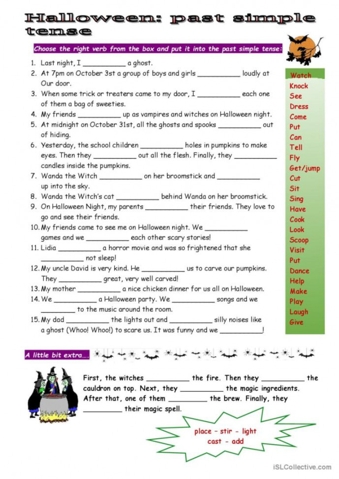 Past simple tense practice with a Ha: English ESL worksheets pdf