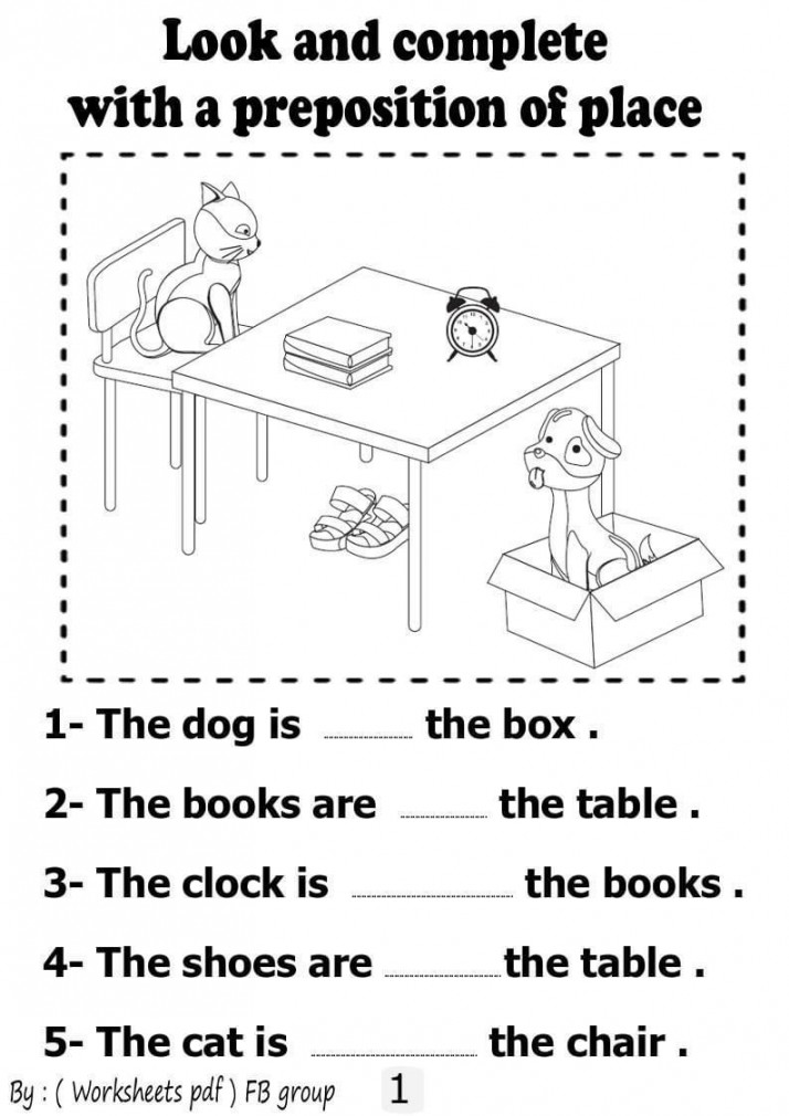 Pin by Wimarshi on Prepositions  Prepositions, Worksheets