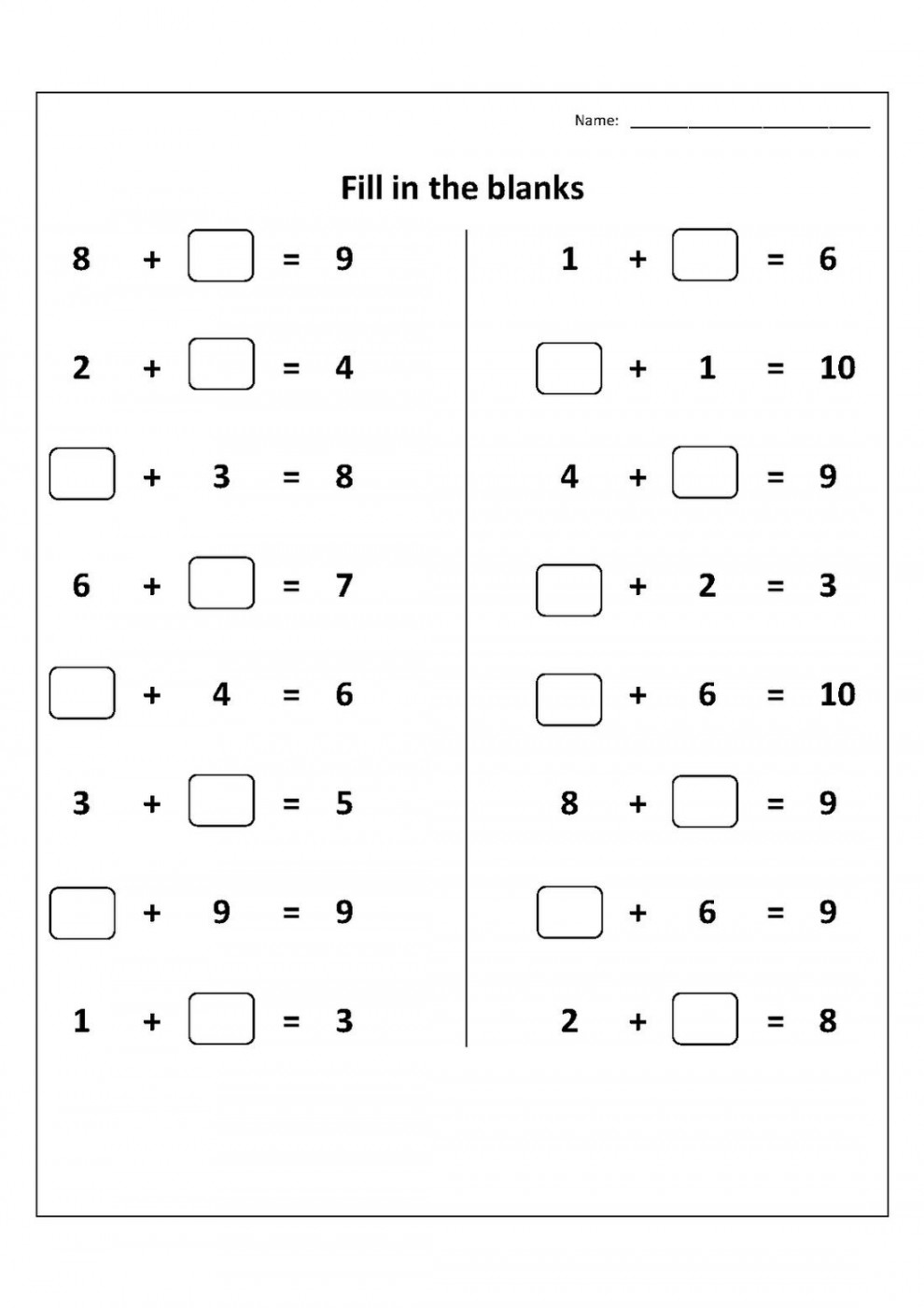 Pin on Free printable math worksheets