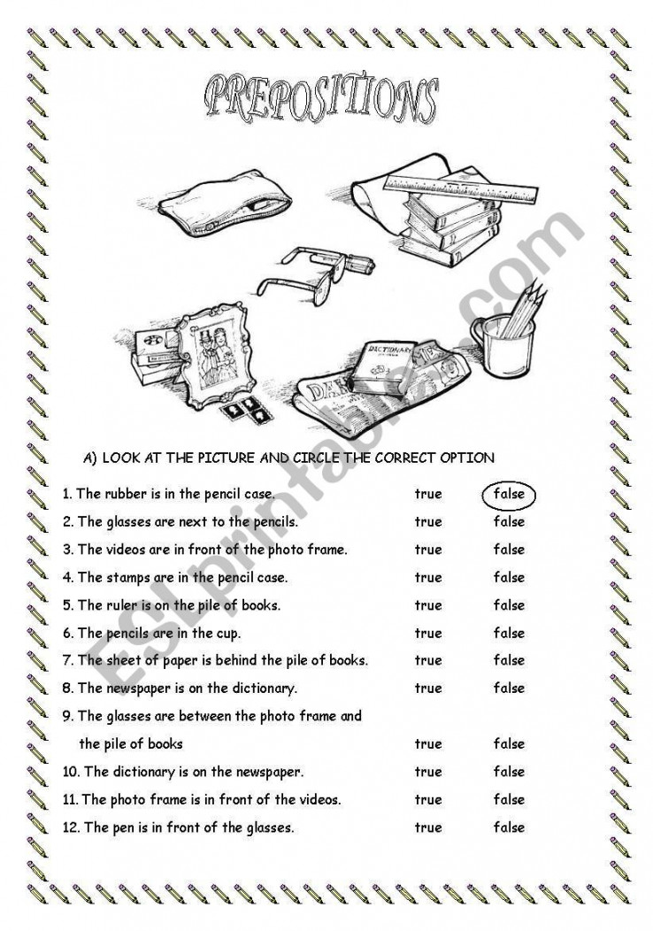 PREPOSITIONS - ESL worksheet by sandramendoza