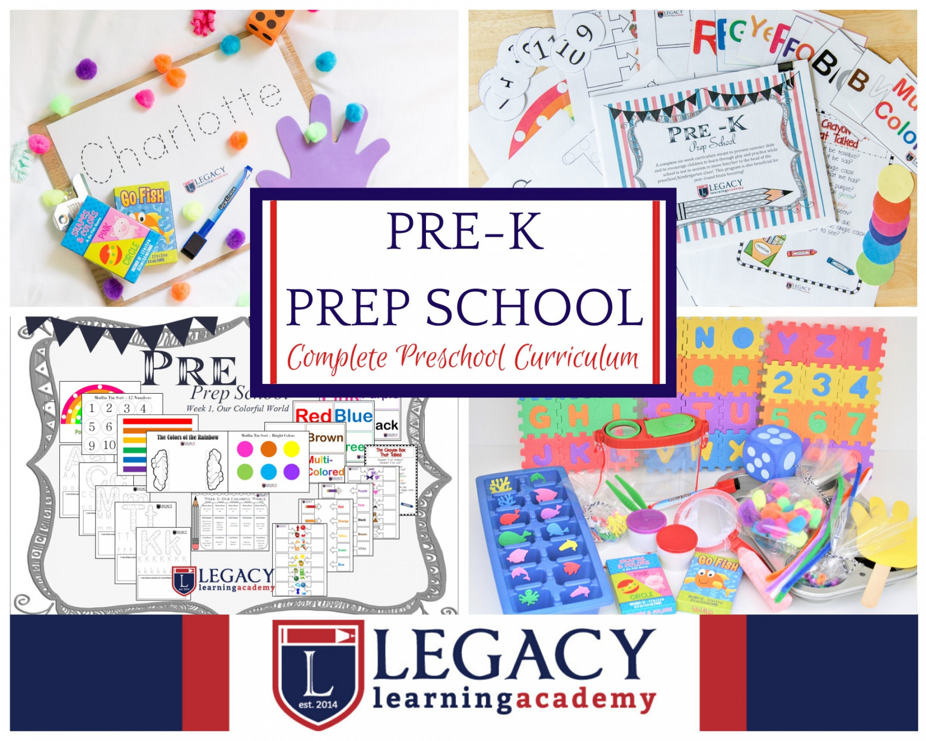 Preschool Curriculum for Homeschool Pre K Home School Kit - Etsy