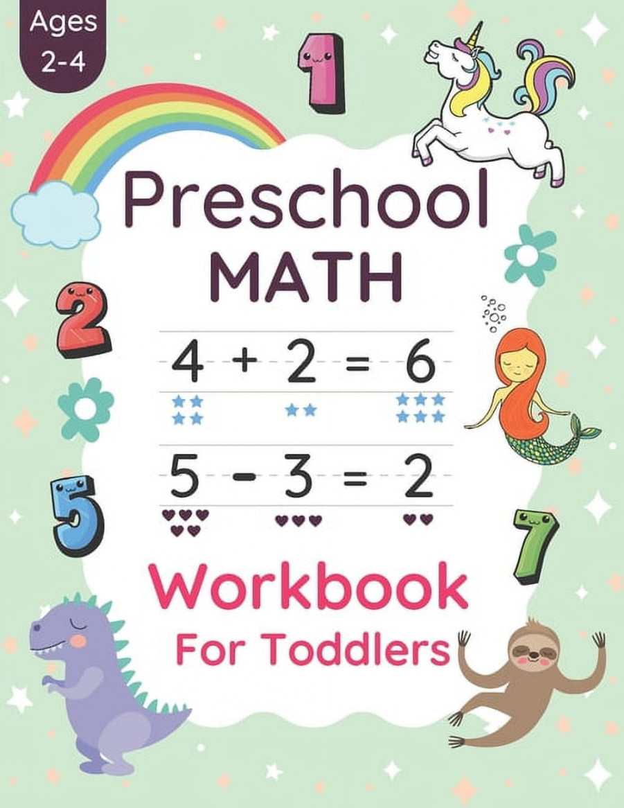 Preschool Math Workbook For Toddlers Ages - : Preschool Beginner