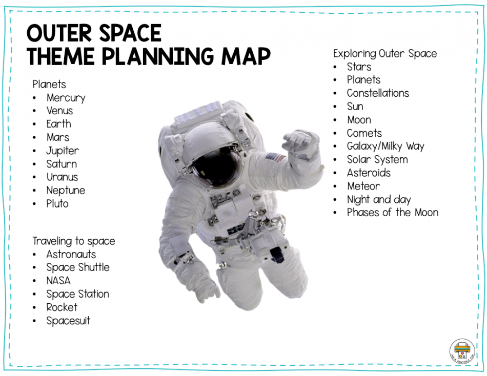 Preschool Outer Space Lesson Planning Ideas - Pre-K Printable Fun