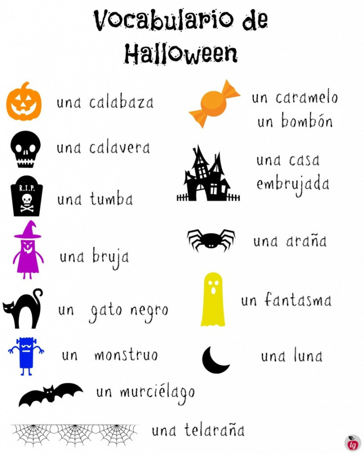 Raising Bilingual Kids: Halloween Printables in Spanish - LadydeeLG