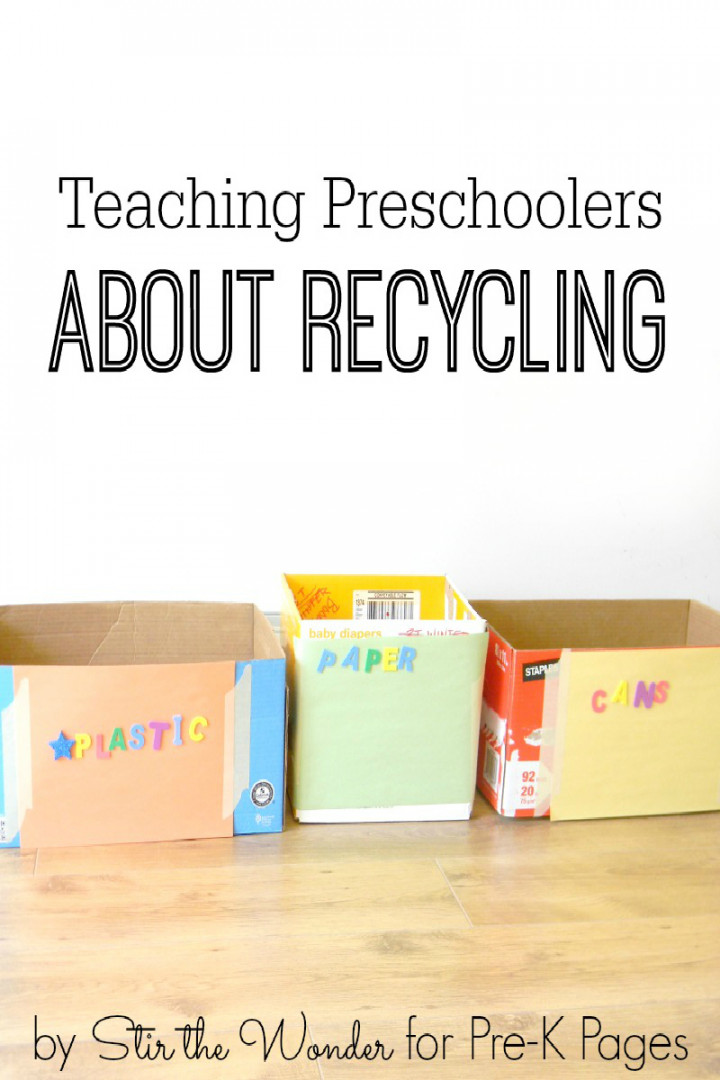 Recycling Activity for Preschool - Pre-K Pages