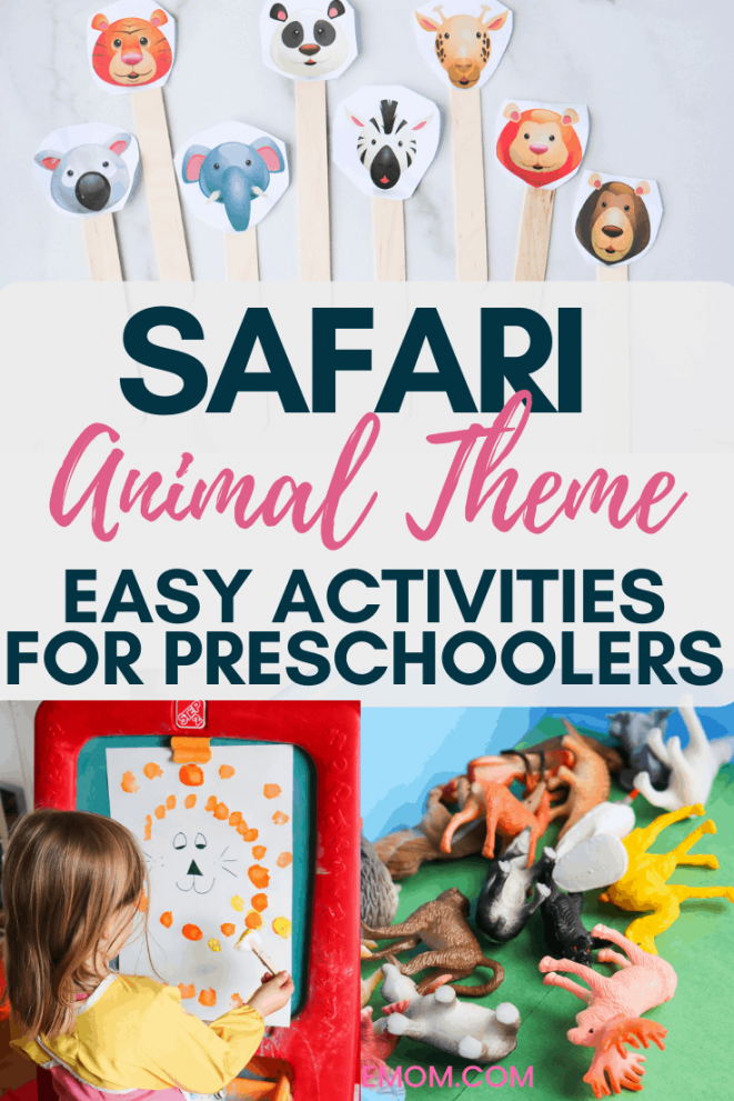 Safari Animal Activities For Preschoolers